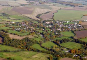 A bird's eye view of Braughing Parish